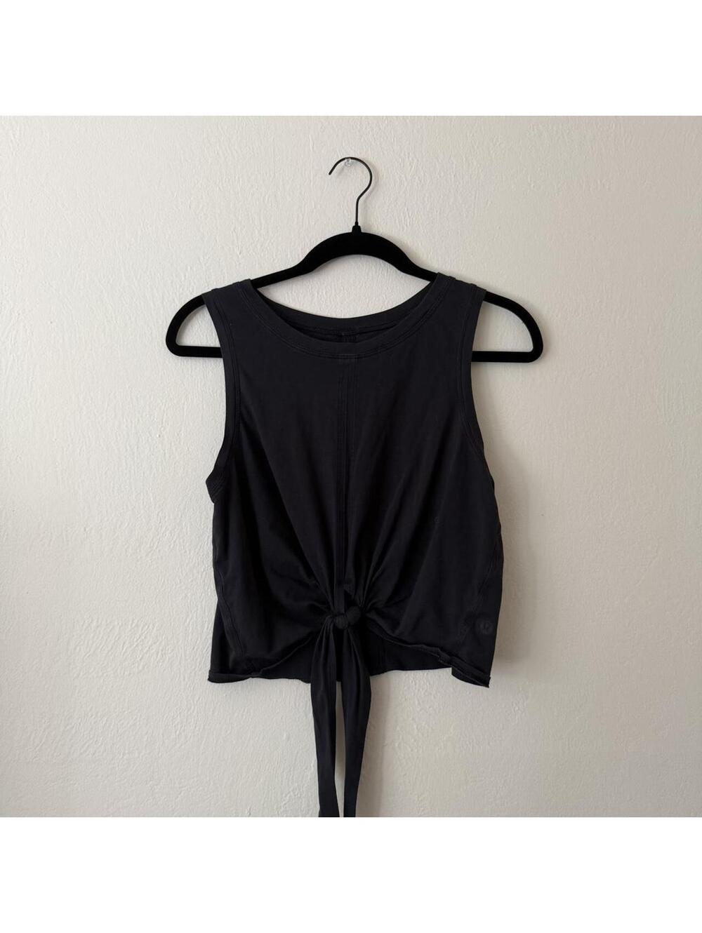 lululemon wrap around black top